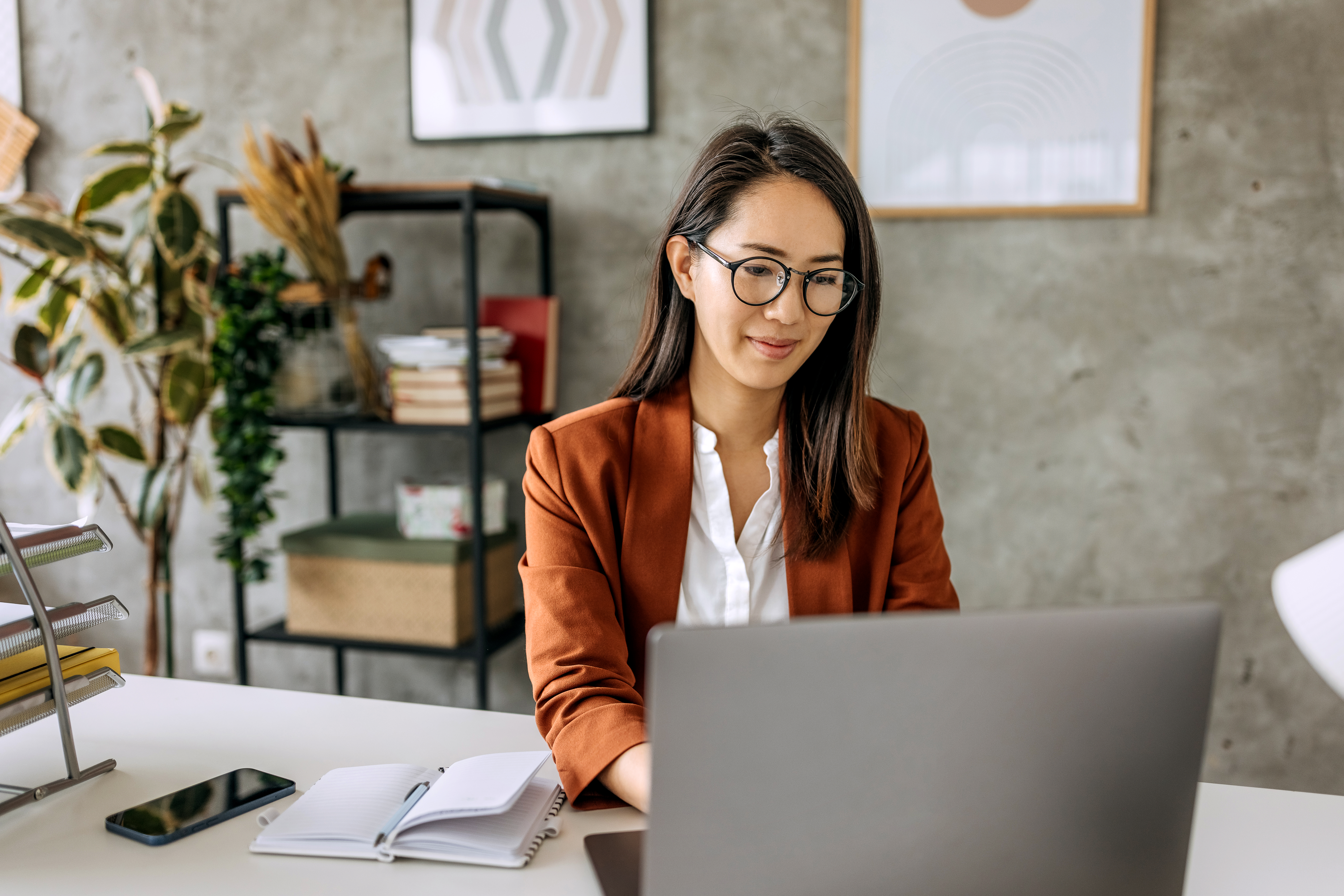working business woman